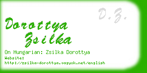 dorottya zsilka business card